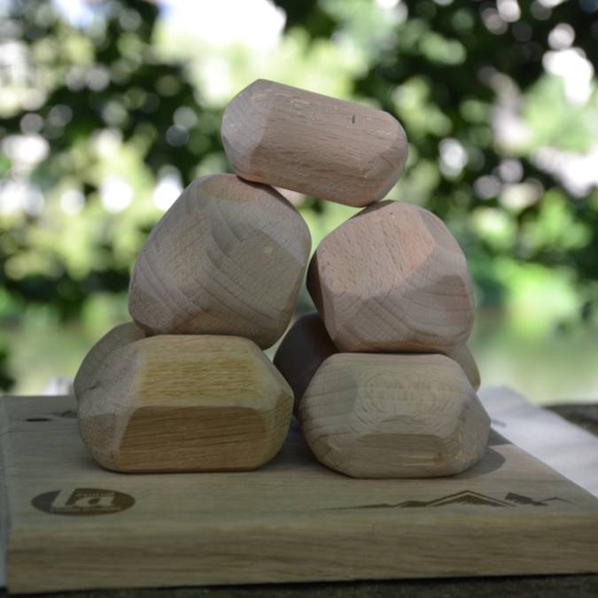 Steinmännchen-Spiel - Weihnachtsgeschenke - Kunsthandwerkliche Produkte aus den Vogesen - Geschäft des Fremdenverkehrsamtes von Epinal